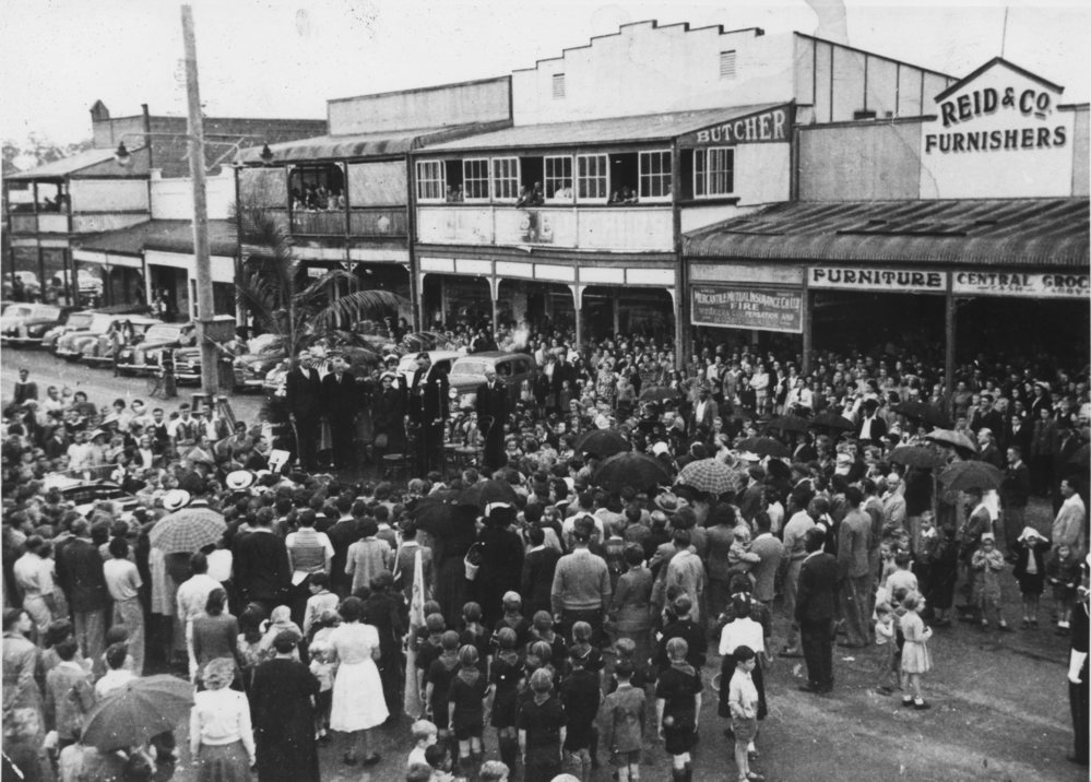 Marjorie Jackson's welcome reception, 23 August 1952 