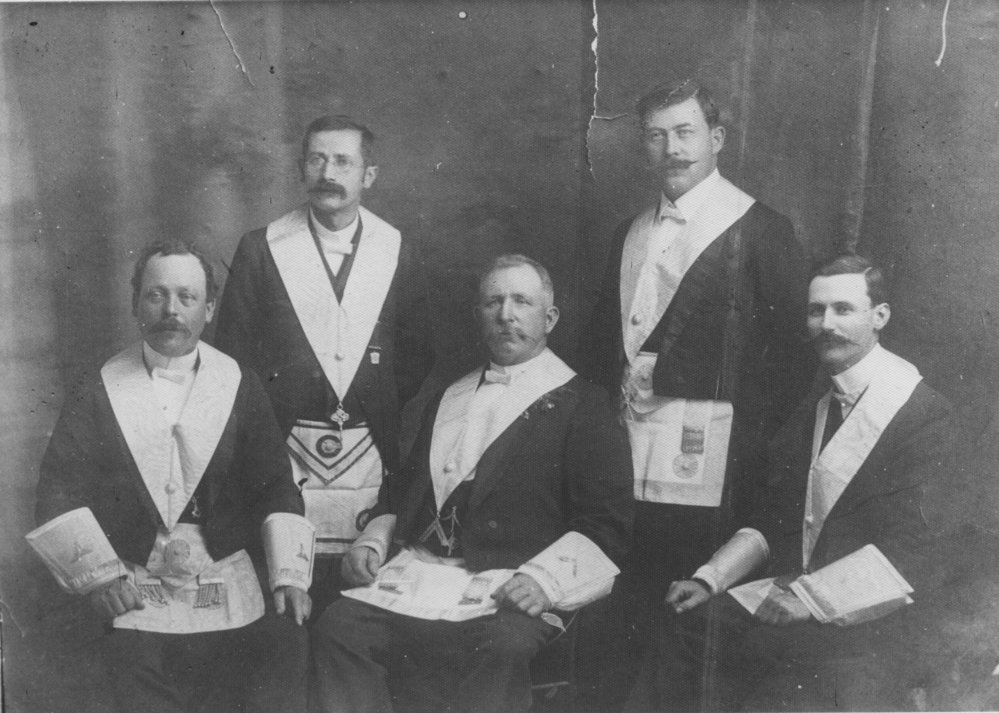 Fitzroy Lodge Masonic Officers, c. 1910 
