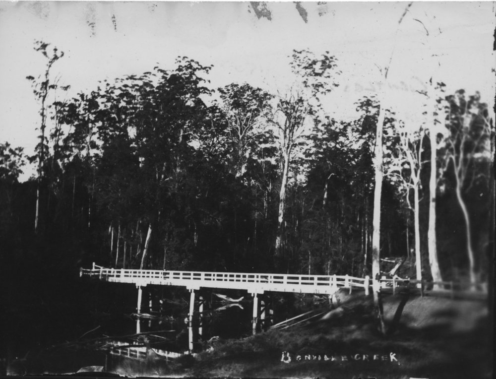 Bonville Creek bridge, 1904