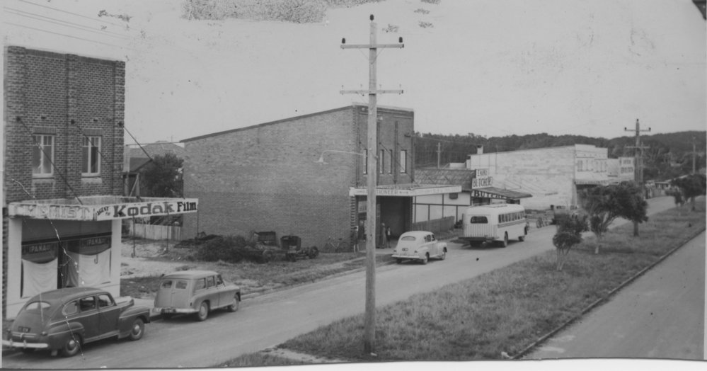 First Avenue looking south, November 1950 