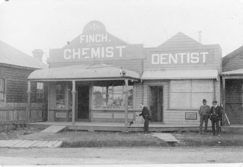 C. A. Finch's Chemist and Dentist surgery, c. 1910s