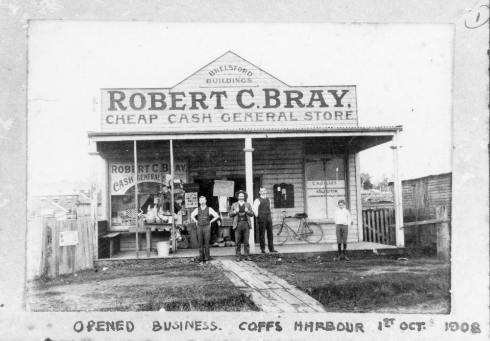 Robert C. Bray's General Store on West High Street, 1908 