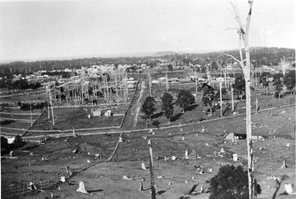 View looking east from Roberts Hill, 13 September 1925