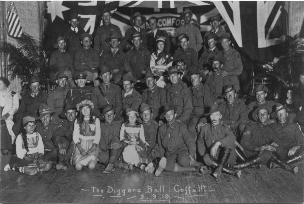 The Diggers Ball, Coffs Harbour, 3 September 1919 