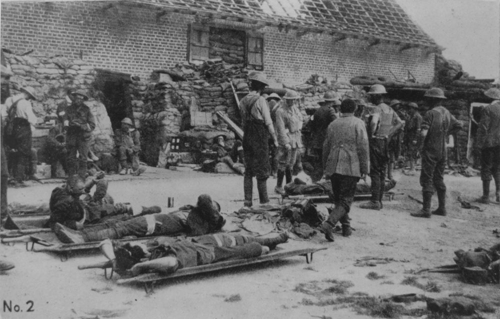 World War I field hospital, 1917