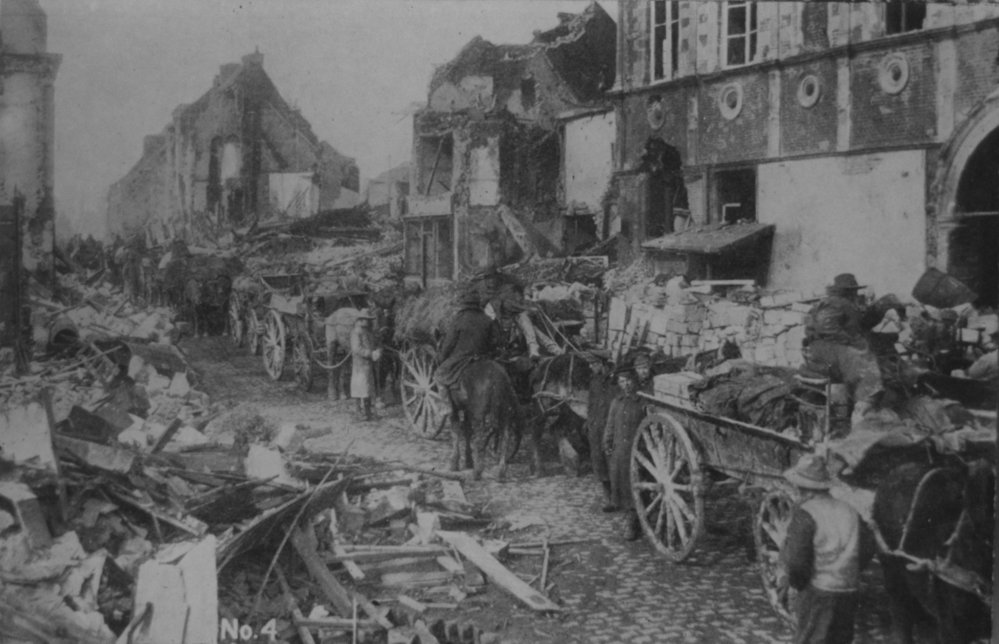 Scene during World War I, 1917