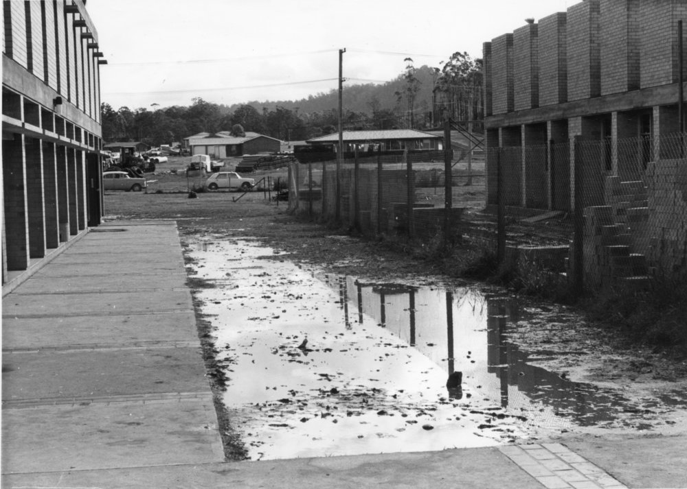 Construction work at Orara High School, 1972 