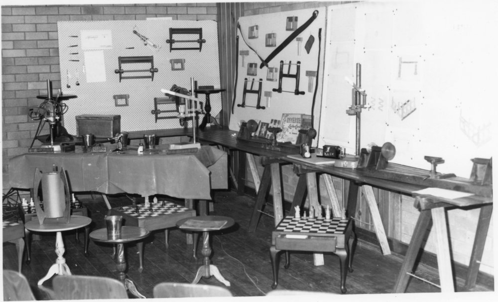 Education Week display at Orara High School, 1977 