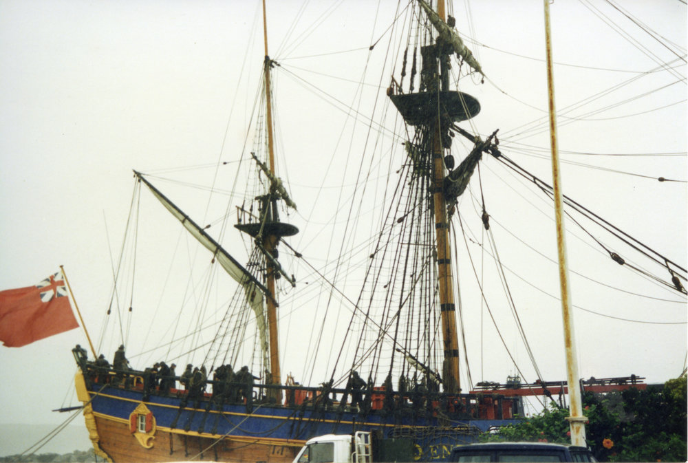 Replica of James Cook's Endeavour visits Coffs Harbour, 1988 