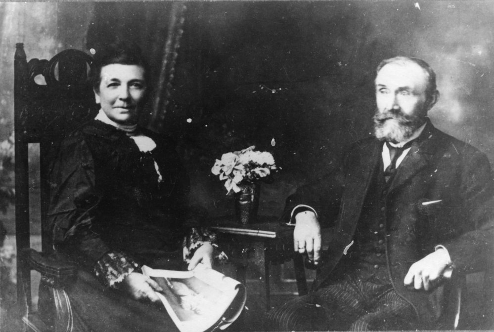 Portrait of Hermann &amp; Fanny Rieck on their 25th wedding anniversary in Germany, 1917