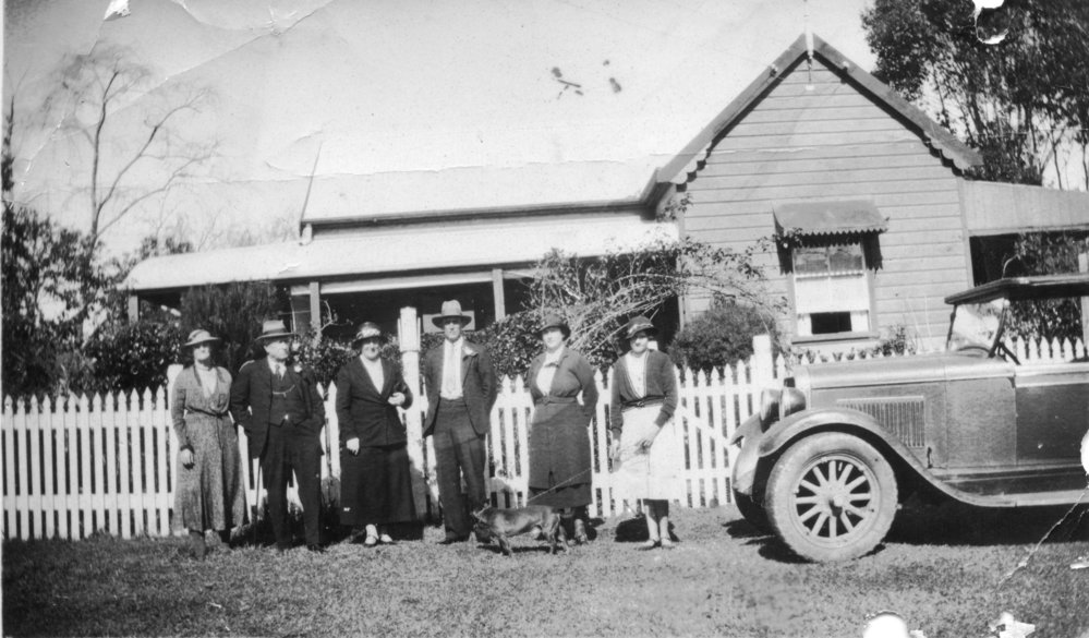 William and Emily Small with a group, c.1930