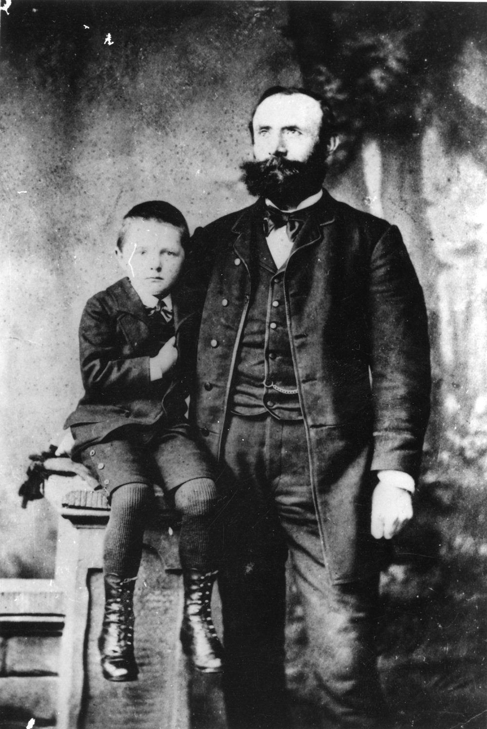 Hermann Rieck and nephew, c. 1890