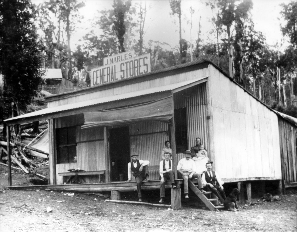 James Marles' General Stores at the Beacon Mine, c.1897