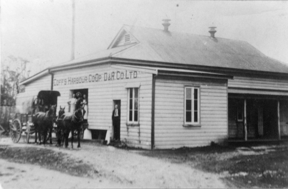 The first Butter Factory on the corner of Edgar and Mildura Streets, 1910