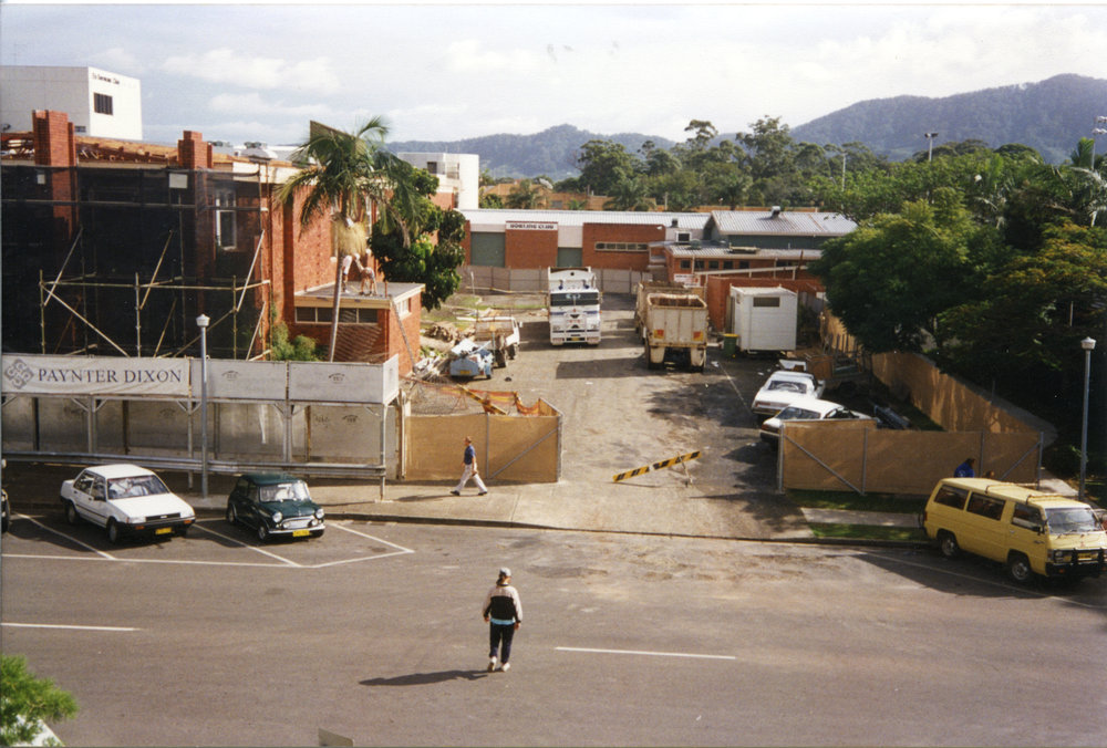 Demolition of the Town Hall and Civic Centre, 1990 