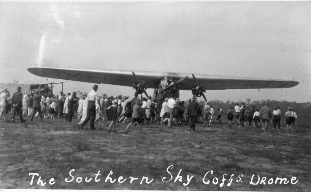 The aeroplane 'Southern Sky', 17 January 1930
