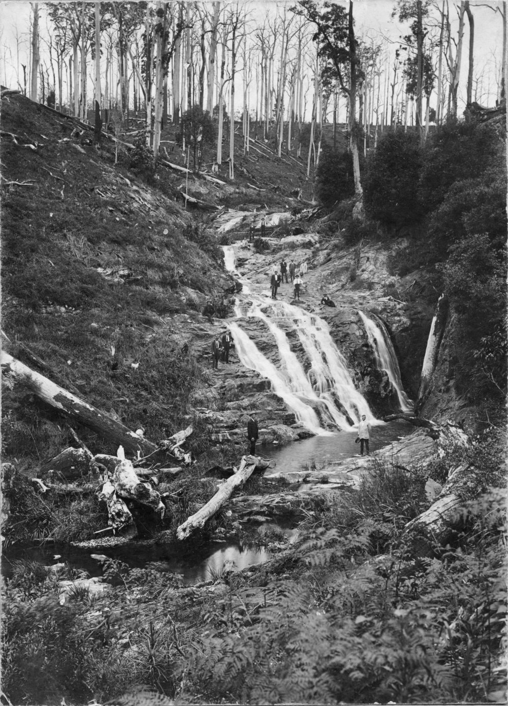 Investigating water resources at Friday's Creek, December 1920 