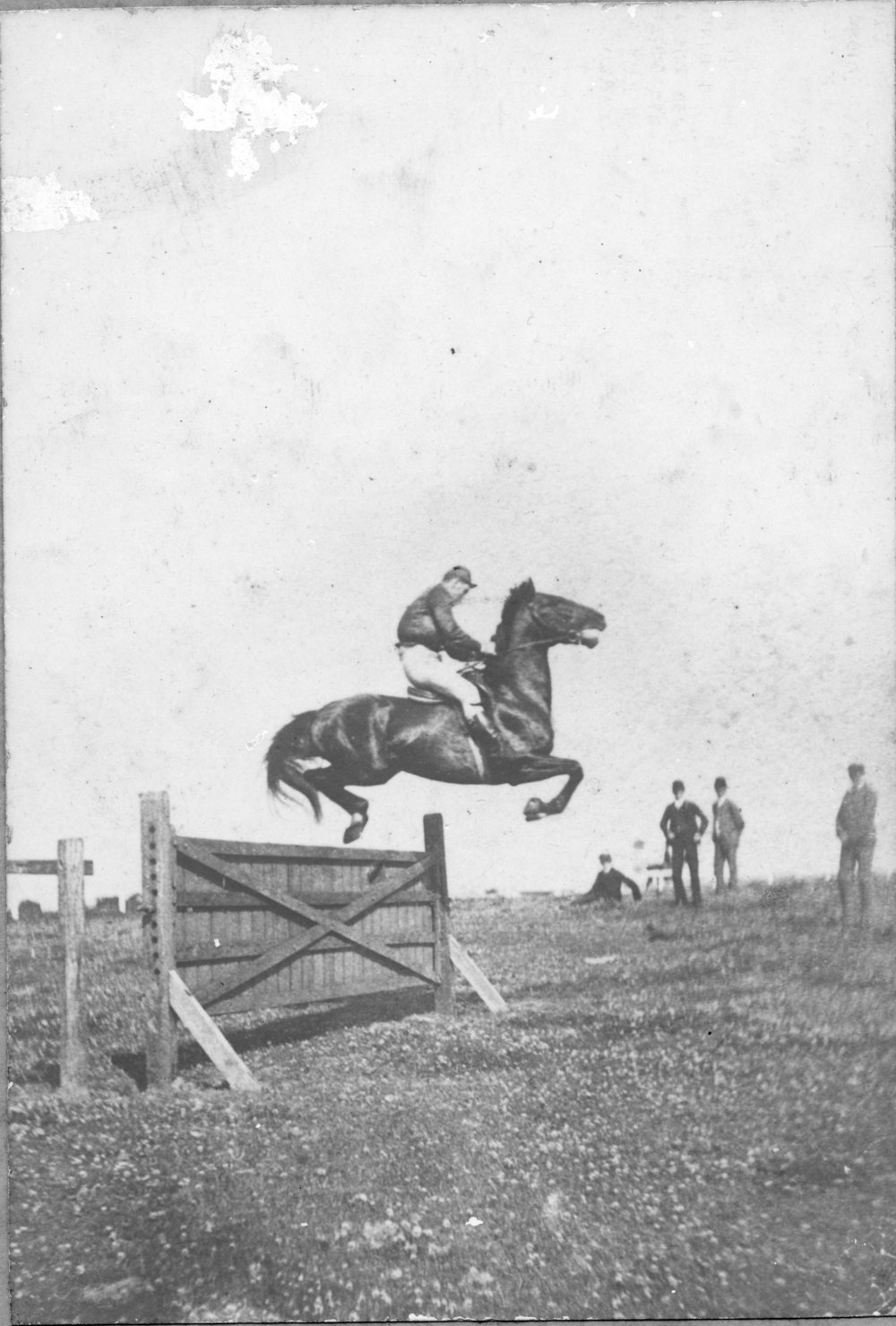 Finlay James Kerr showjumping at the Coramba Show, 1914