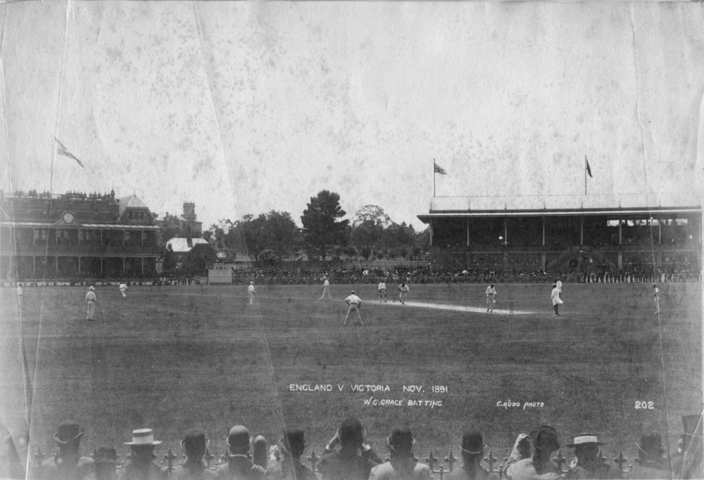 England vs Victoria cricket match, 27 November 1891 