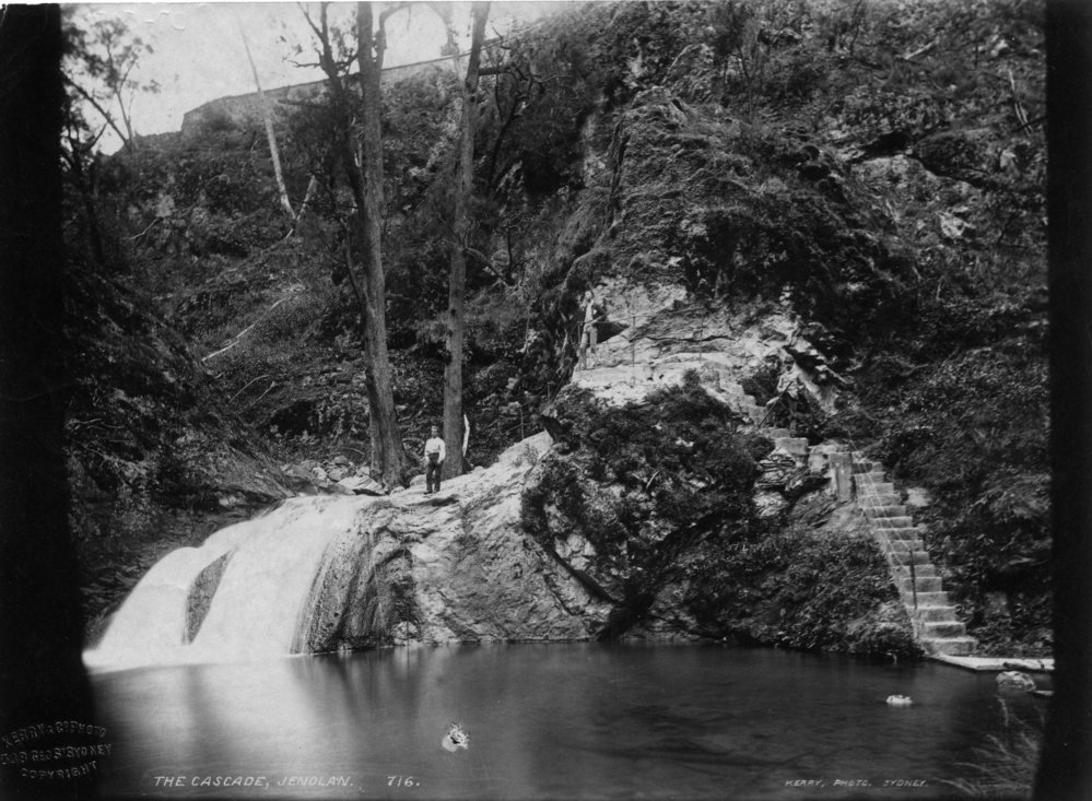 The Cascade at the Jenolan Caves, c. 1905