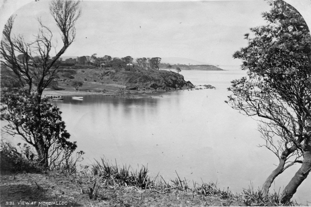 View at Mordialloc, c. 1900