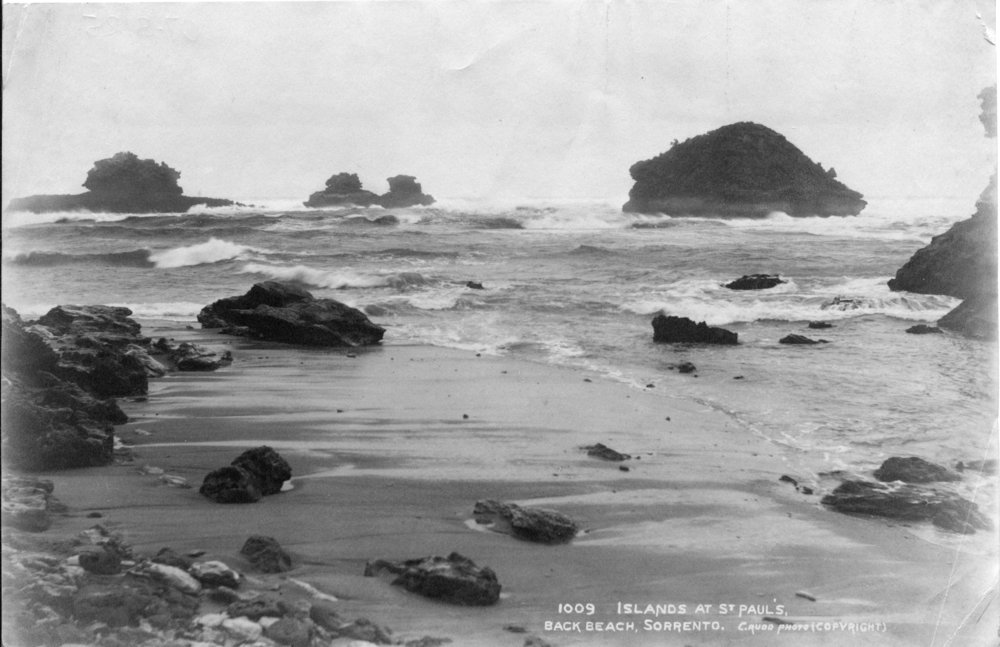 Islands at St Paul's off  Back Beach, 1890s