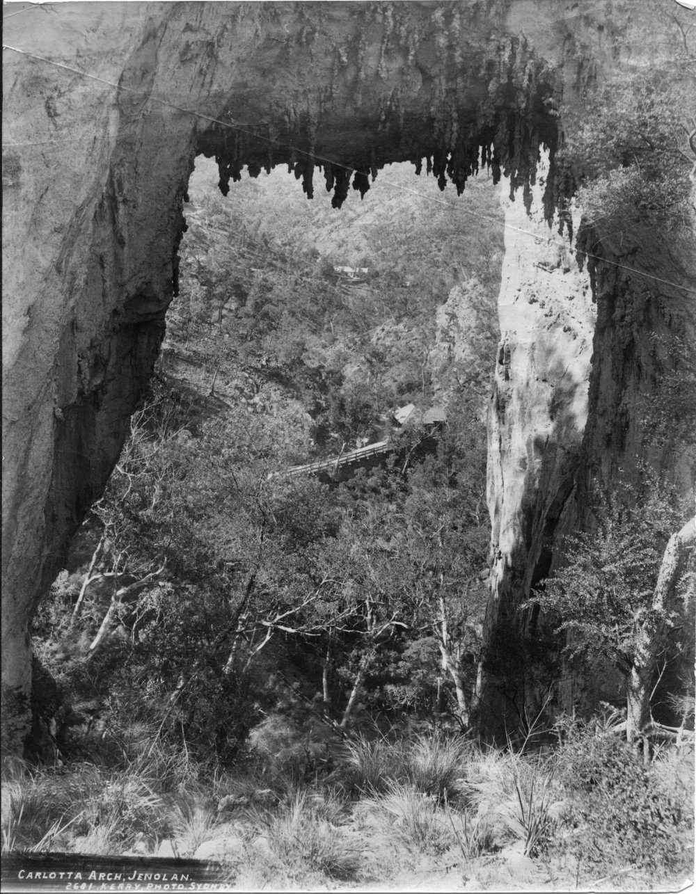 The Carlotta Arch at the Jenolan Caves, c. 1905 