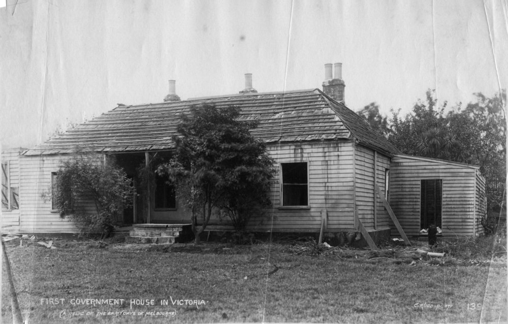 The first Government House in Victoria, c. 1900