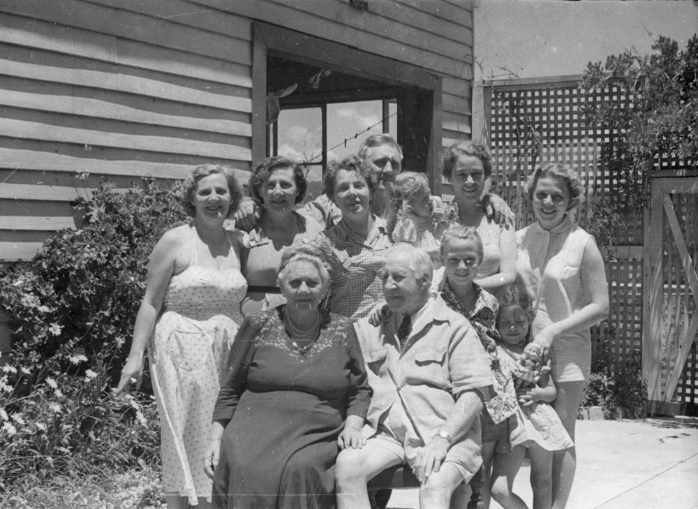The Bray family at Sunny Range, December 1955 