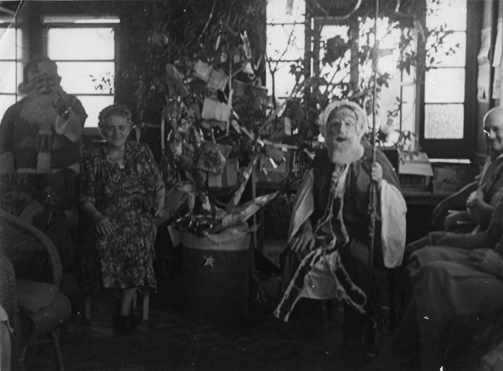 Robert Capper Bray as Santa, c.1950