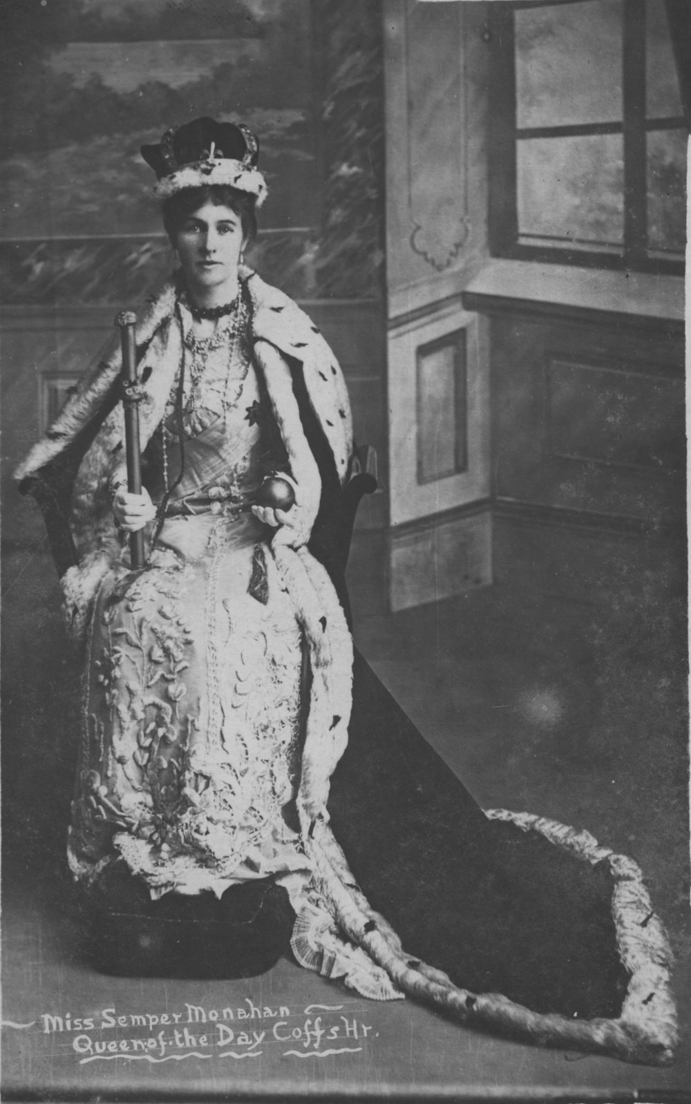 Queen of the Day Miss Semper Monahan, August 1916