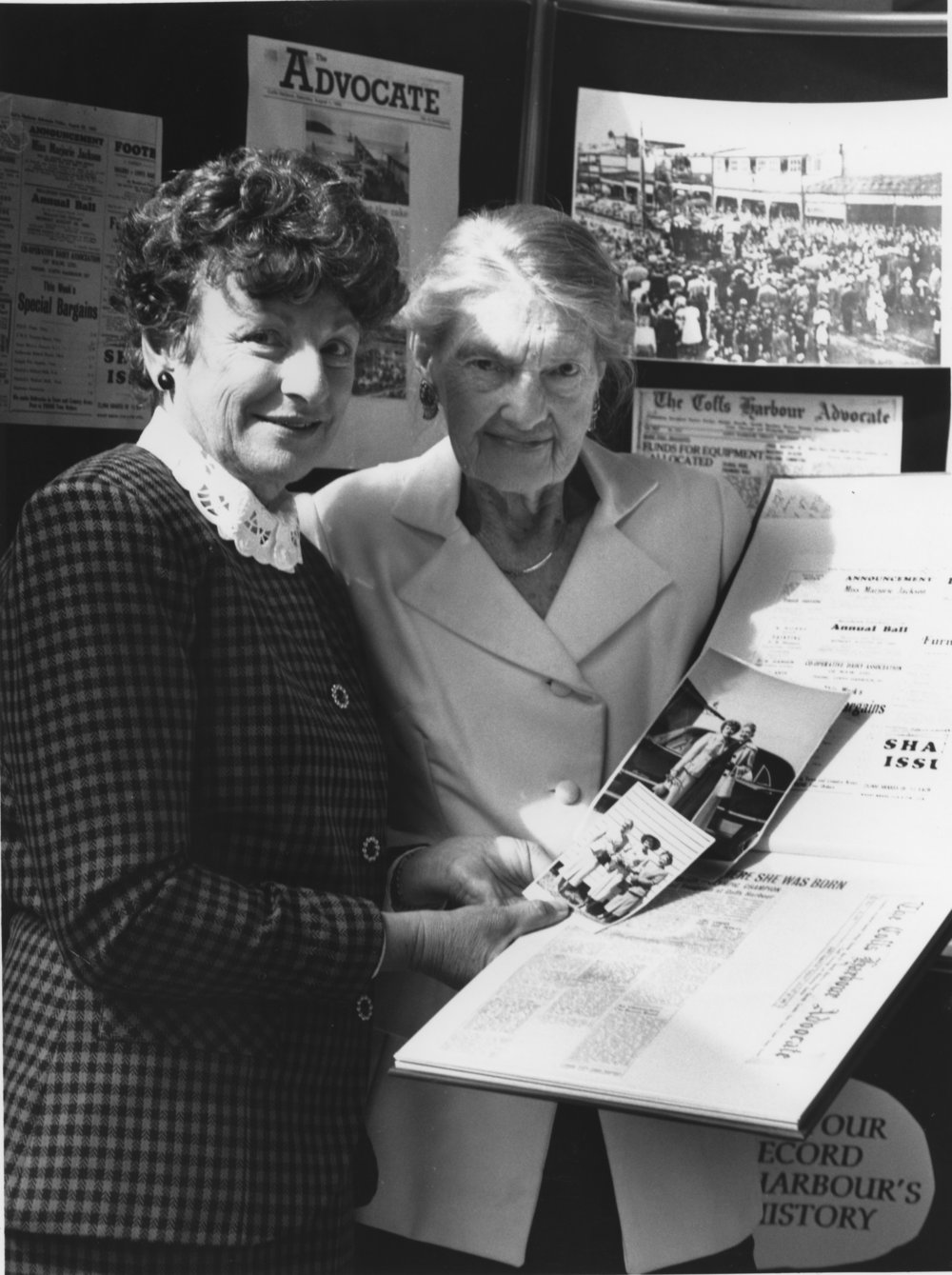 Marjorie Nelson and Hazel Jordan, 1992 