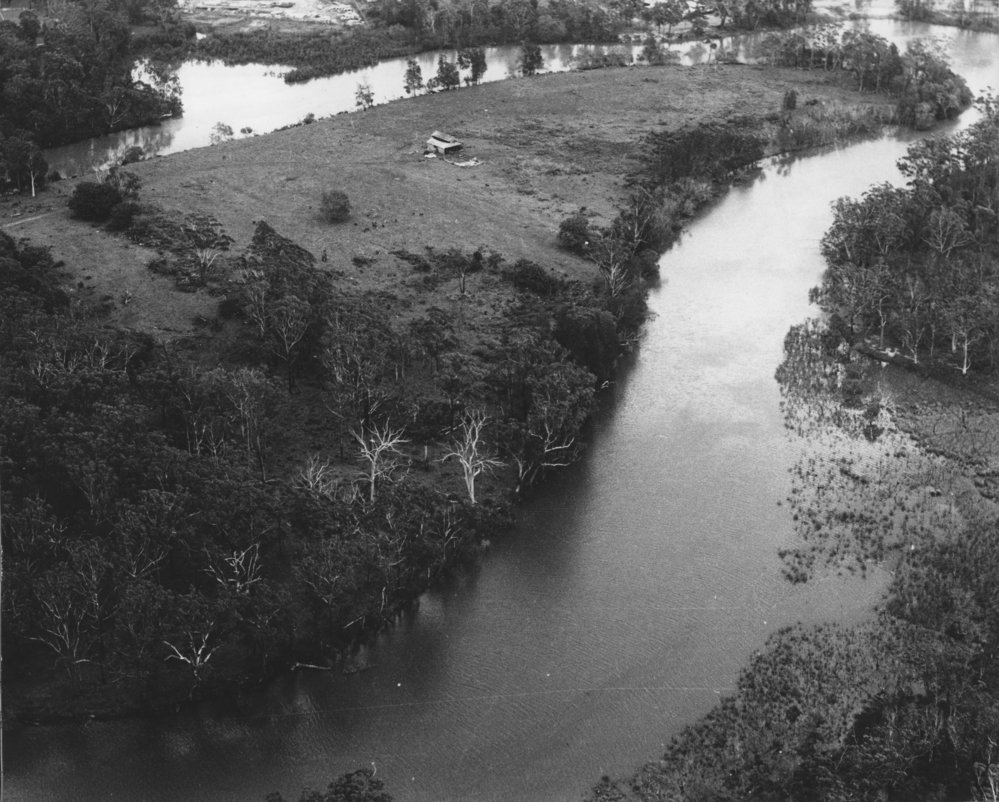 Aerial view of the Botanic Garden formerly Wilson Park, 28 February 1975