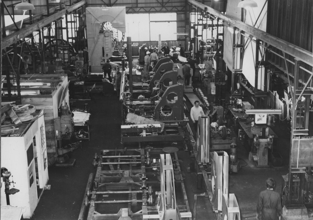 The workshop at Isles Forge and Engineering Pty Ltd, 1975