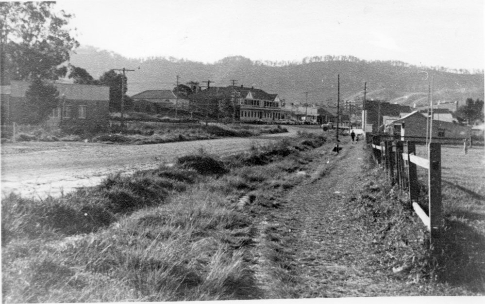 Market Street looking west, 1957