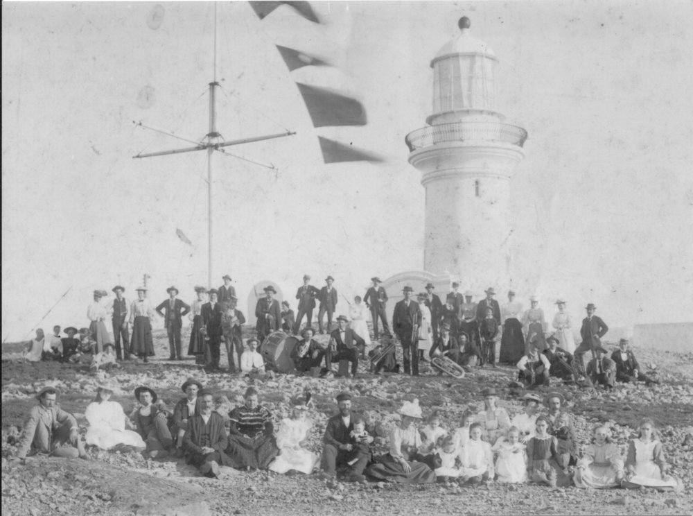 The Prince of Wales' birthday celebrated at South Solitary Island Lighthouse, 9 November 1899