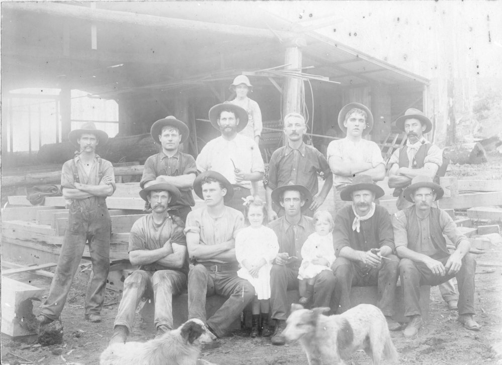 Karangi sawmillers, 22 February 1909