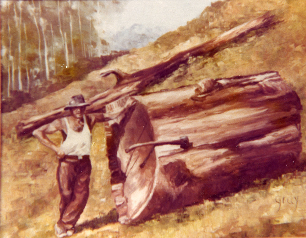 Timber cutter, c.1930