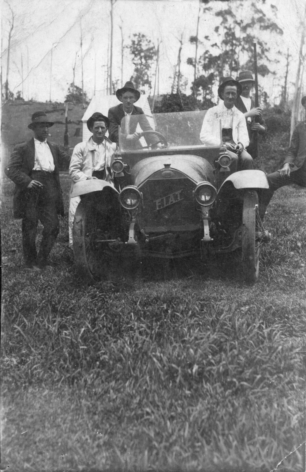 Local farmers at a Field Day on William Mann's farm, November 1916