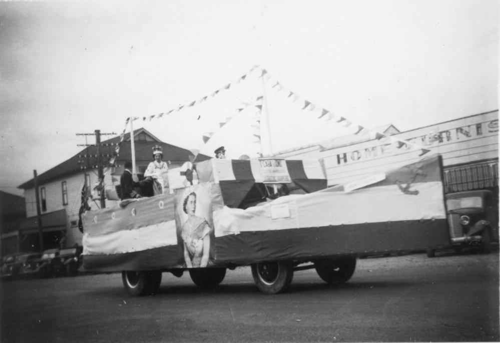 Caba &amp; Sons float in the Coronation Day Procession, 2 June 1953 