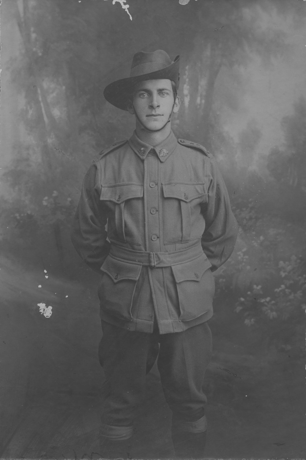 Portrait of a World War I soldier, c. 1914
