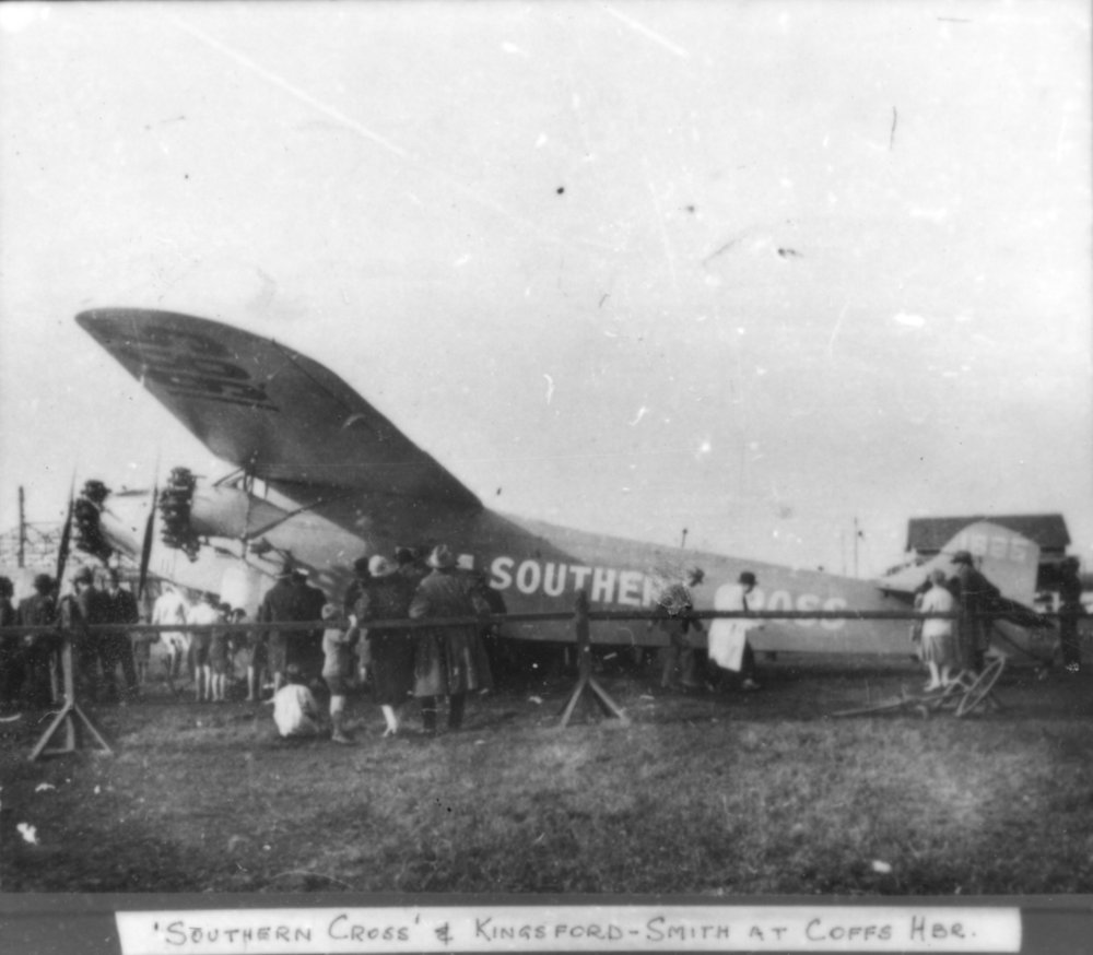 Charles Kingsford-Smith's aeroplane 'Southern Cross', 9 June 1933