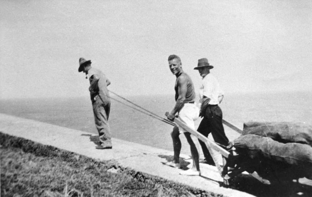 Provision Day on South Solitary Island, 1932