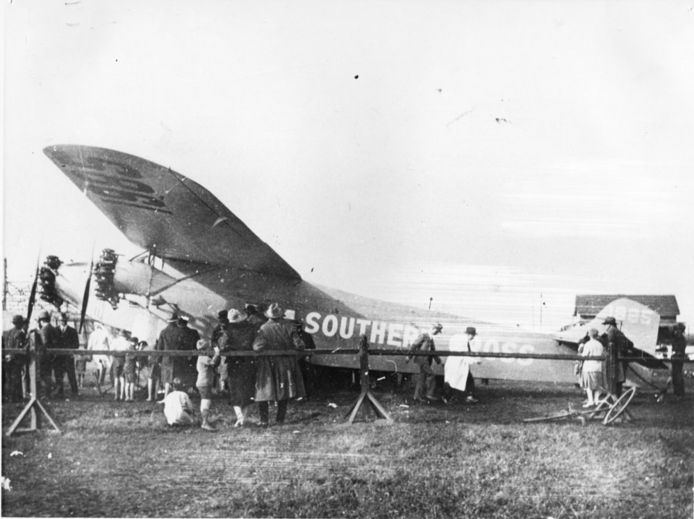 Charles Kingsford-Smith's aeroplane the 'Southern Cross', June 1933 