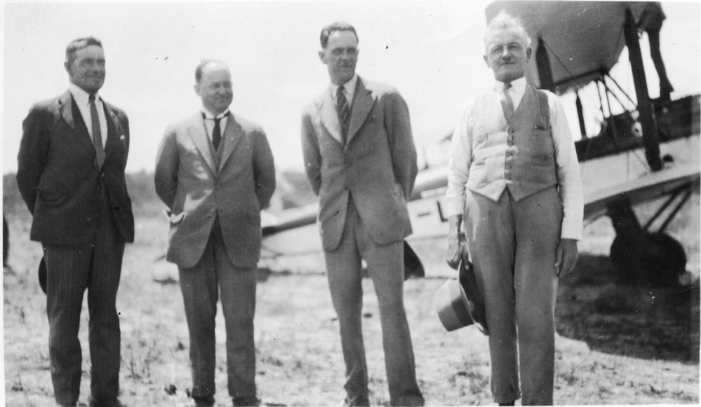 Members of the first Airport Committee at Coffs Harbour Aerodrome, 1 January 1930 