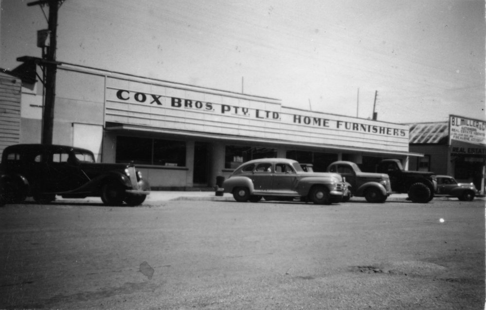 Cox Bros Home Furnishers, 1955