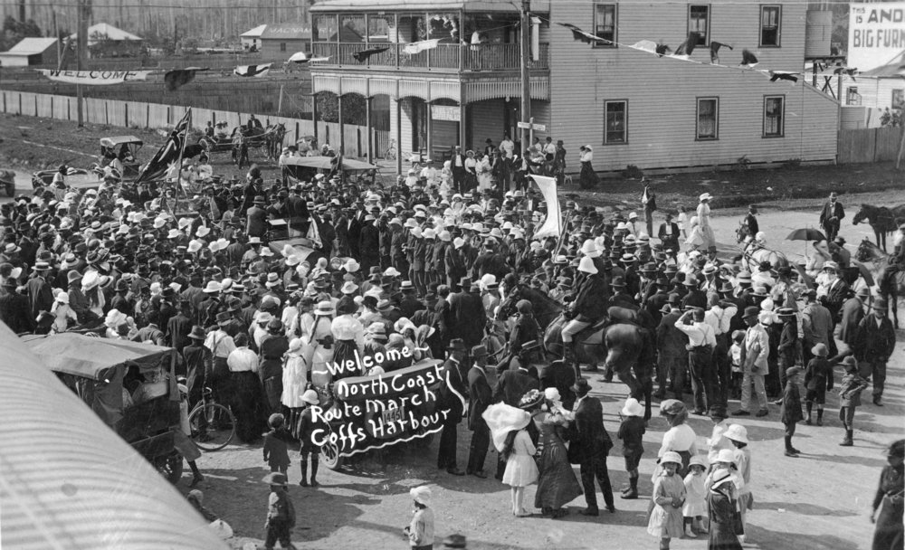 North Coast Route March, 22 January 1916