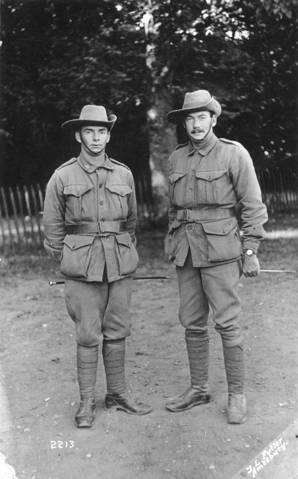 Robert and brother Adam Herd, 1916 
