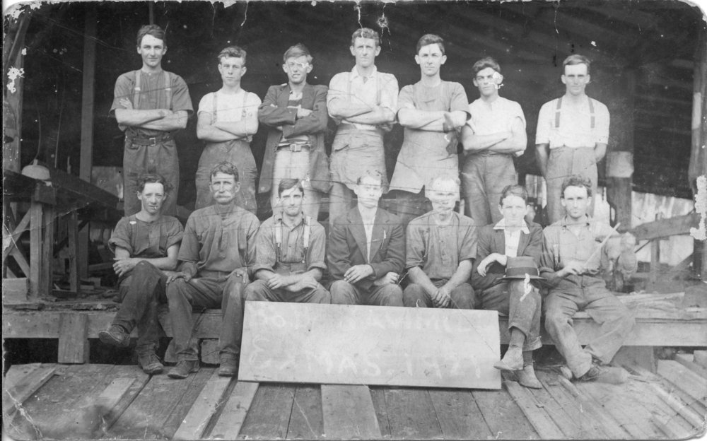 Bobo Sawmill workers, December 1921 