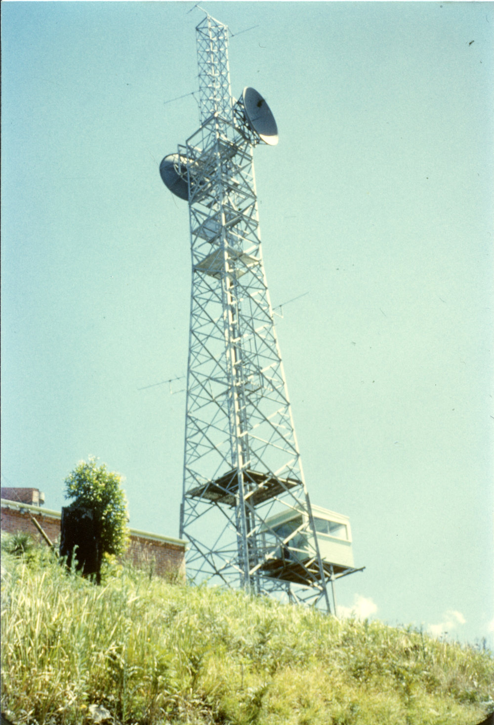 Communications tower on Mount Coramba, 31 December 1963 